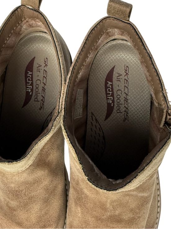 Skechers Arch Fit Mojave Ankle Boots Mushroom Women’s 11 Bootie Comfort Fall Spr - Picture 6 of 10